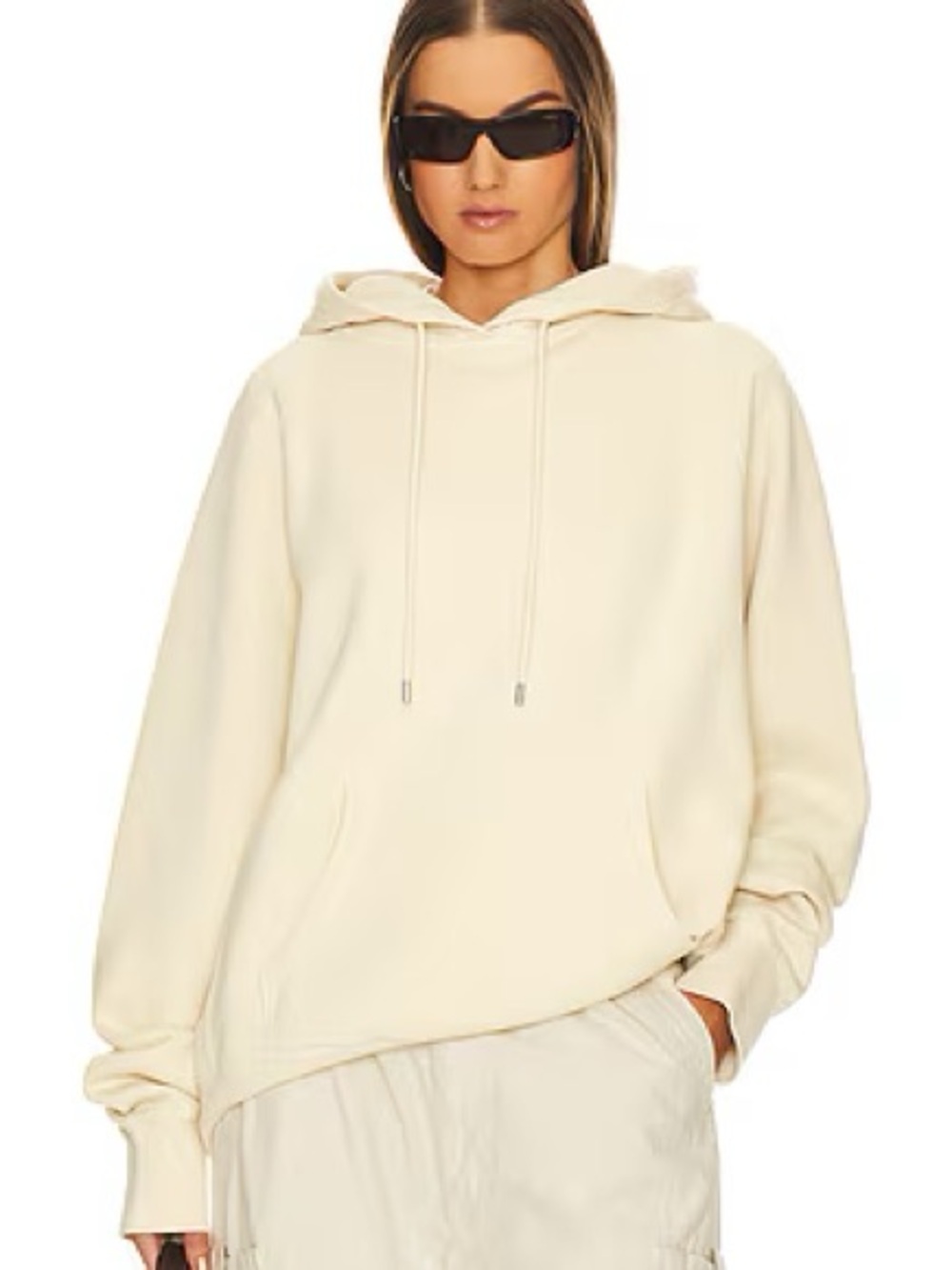 WAO Women's Hooded Sweatshirt - Relaxed Everyday Hoodie in Natural
